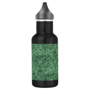 Bouteille D'eau Motif d'enveloppement de bulle verte