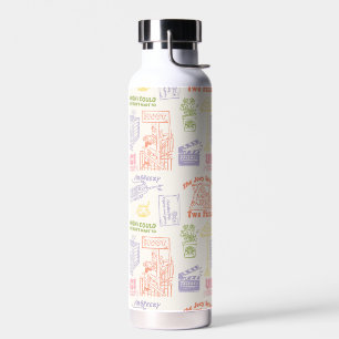 Bouteille D'eau Motif des citations colorées AMIS™