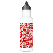Bouteille D'eau Motif Des Coeurs, Coeurs Rouges, Amour (Gauche)