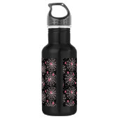 Bouteille D'eau Motif des toiles d'Halloween et araignées (Dos)