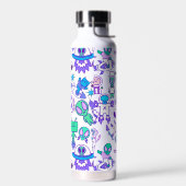 Bouteille D'eau Motif d'espace rétro (Gauche)