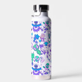 Bouteille D'eau Motif d'espace rétro (Plage)