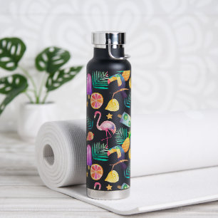 Bouteille D'eau Motif d'été Tropical Fun