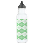 Bouteille D'eau Motif diamant vert pomme (Droite)