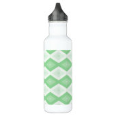 Bouteille D'eau Motif diamant vert pomme (Gauche)