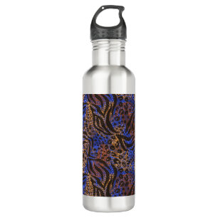 Bouteille D'eau Motif d'impression Leopard et Zebra