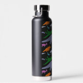 Bouteille D'eau Motif Dinosaure coloré (foncé) (Plage)