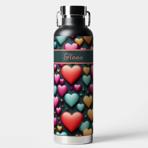 Bouteille D'eau Motif du coeur 3D