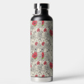 Bouteille D'eau Motif du jardin de fleurs de pavot (Droite)