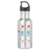 Bouteille D'eau Motif du monde marin (Dos)
