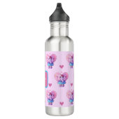 Bouteille D'eau Motif Eléphant mignon (avec votre nom) (Droite)