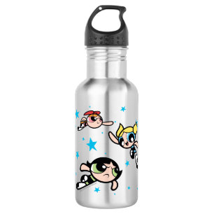 Bouteille D'eau Motif étoilé des filles Powerpuff