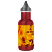 Bouteille D'eau Motif Feu Et Flames (Gauche)
