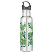 Bouteille D'eau Motif Feuille de la forêt tropicale. (Dos)