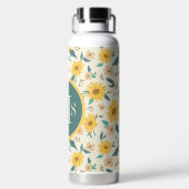Bouteille D'eau Motif Fleur de marguerite jaune (Plage)