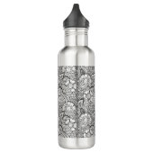 Bouteille D'eau Motif floral de griffonnage (Gauche)