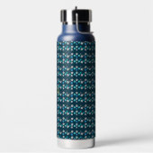 Bouteille D'eau Motif floral moderne rustique (Gym)