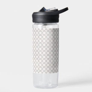 Bouteille D'eau Motif géométrique beige islamique