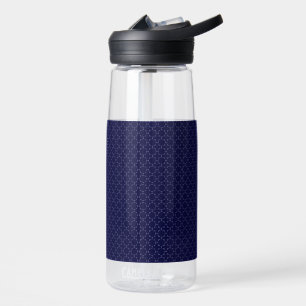 Bouteille D'eau Motif géométrique islamique bleu foncé