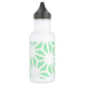 Bouteille D'eau Motif géométrique vert (Gauche)