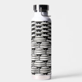 Bouteille D'eau Motif gris Abstrait et élégant (Gauche)