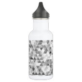 Bouteille D'eau Motif gris de triangle (Gauche)