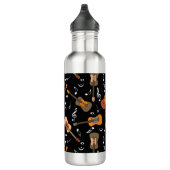 Bouteille D'eau Motif Guitare Music Notes (Droite)