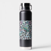 Bouteille D'eau Motif hortensia (Arrière)