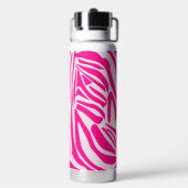 Bouteille D'eau Motif imprimé zèbre rose (Arrière)