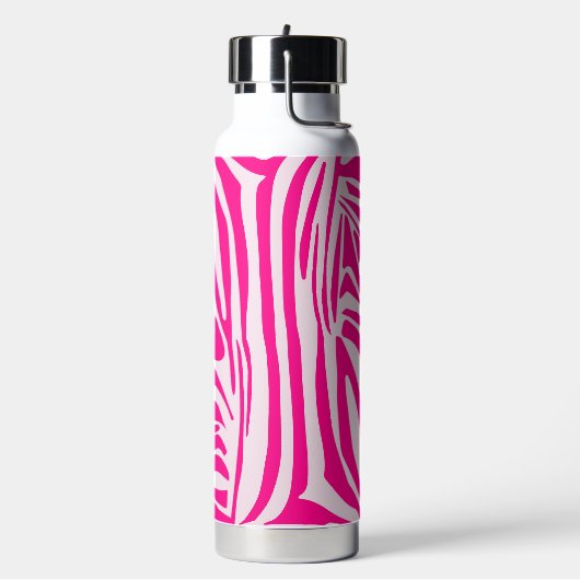Bouteille D'eau Motif imprimé zèbre rose (Gym)
