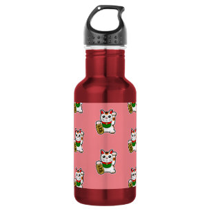 Bouteille D'eau Motif japonais Lucky Cat