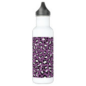 Bouteille D'eau Motif léopard, Spots léopards, Leopard pourpre (Gauche)