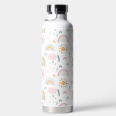 Bouteille D'eau Motif météorologique mignon (Droite)