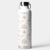 Bouteille D'eau Motif météorologique mignon (Avant)