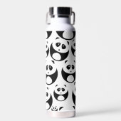 Bouteille D'eau Motif Panda noir et blanc Kawaii (Avant)
