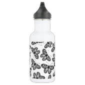 Bouteille D'eau Motif papillon en papier (Droite)
