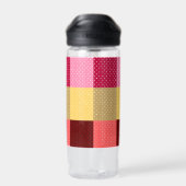 Bouteille D'eau Motif Pois monogramme (Arrière)