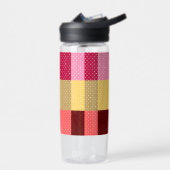Bouteille D'eau Motif Pois monogramme (Gauche)