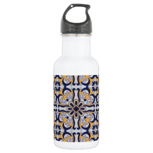 Bouteille D'eau Motif portugais de tuile