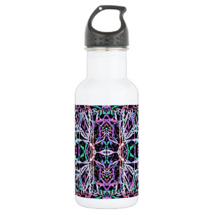 Bouteille D'eau Motif psychédélique en rose