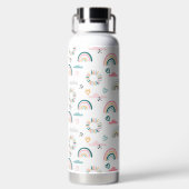 Bouteille D'eau Motif Rainbows & Hearts (Plage)