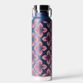 Bouteille D'eau Motif rose deux tons lumineux (Avant)