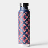 Bouteille D'eau Motif rose deux tons lumineux (Gauche)