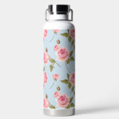 Bouteille D'eau Motif rose et Pois (Plage)