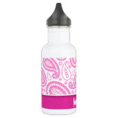 Bouteille D'eau Motif rose Paisley (Gauche)