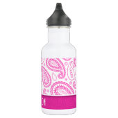 Bouteille D'eau Motif rose Paisley (Droite)