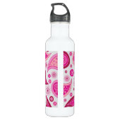 Bouteille D'eau Motif rose pâle (Dos)