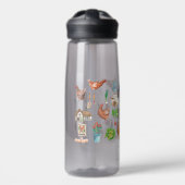 Bouteille D'eau Motif Russe de la liste du marché agricole (Avant)
