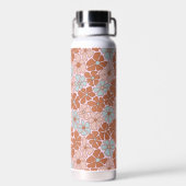 Bouteille D'eau Motif sans couture rétro (Arrière)