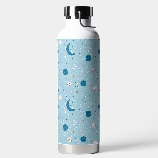 Bouteille D'eau Motif Sky & Space bleu (Droite)